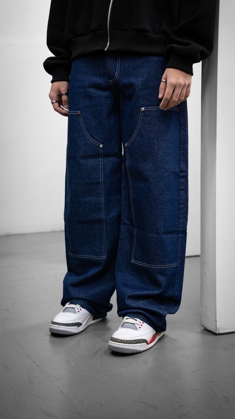 Pantalon Denim Worker Blue - comprar online