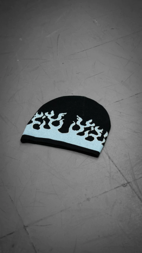 Beanie FIRE - NEGRO / CELESTE - comprar online