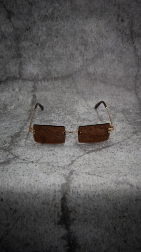 Gafas Y2K - MARRON - comprar online