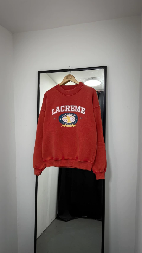 Crewneck Olympics rojo washed - comprar online