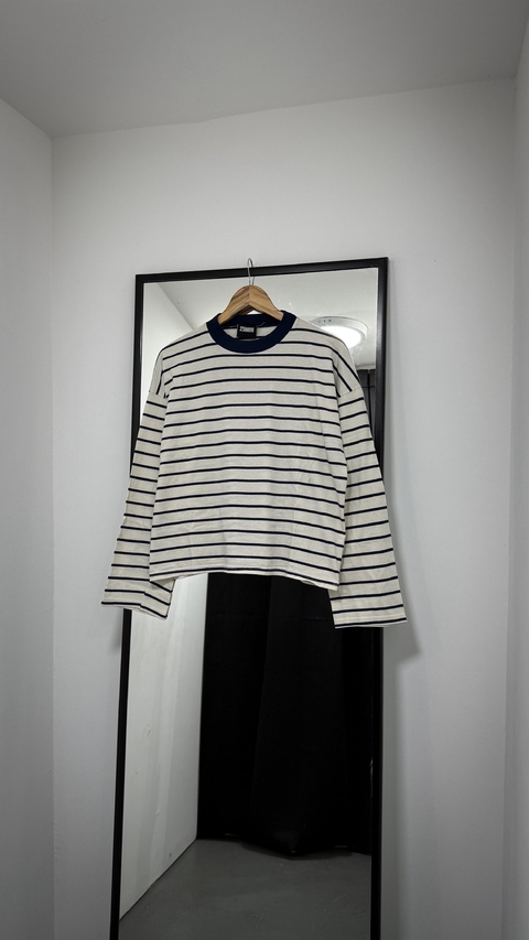 Remera 25i Stripes Azul - comprar online