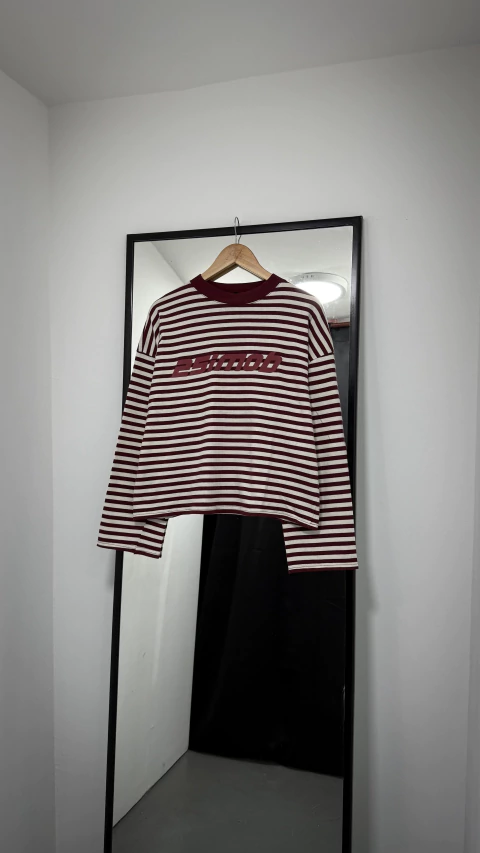 Remera 25i Stripes Bordeaux - comprar online