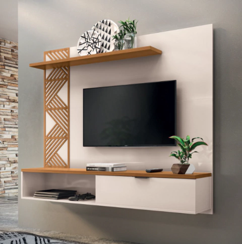 Painel Home Suspenso Grid TV de até 50