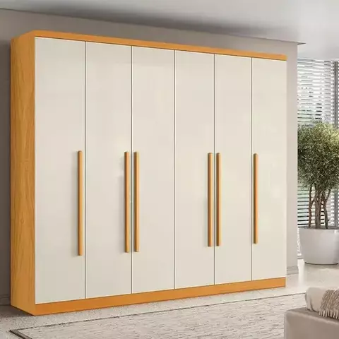 Guarda Roupa Casal Canadá 6 Portas 8 Gavetas (99% MDF)