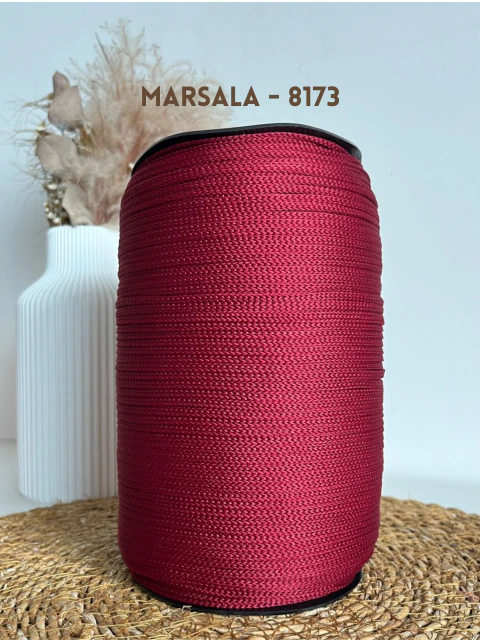 Fio de Poliéster 5mm - TZ Têxtil 8173 - Marsala