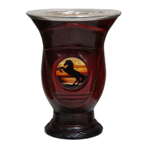 Cuia de Chimarrão Porongo Casca Pintada Sou Do Sul Sortida