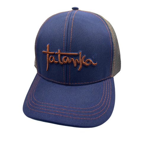 Boné Tatanka masculino azul marinho com tela chumbo REF 122 - comprar online