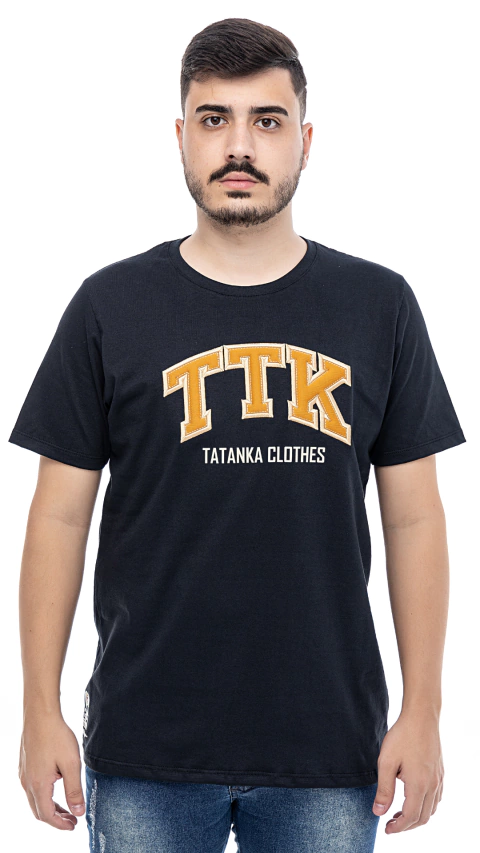 Camiseta Tatanka Bordada REF 235 preta - comprar online