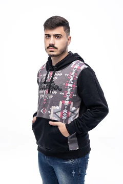 Moletom Tatanka sublimado Escrita Bordada Preta REF 01 - comprar online