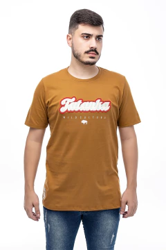 Camiseta Masculina Bordada Tatanka Wild Culture na internet