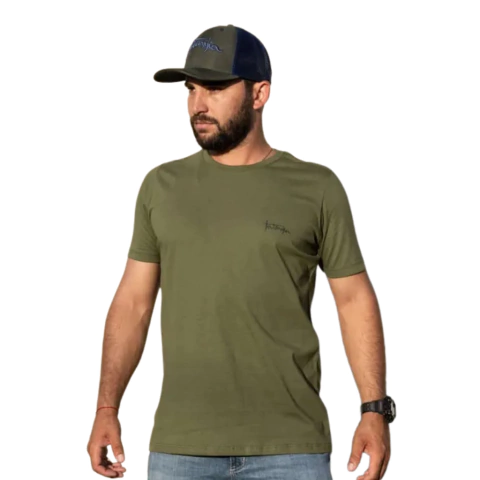 Camiseta Básica Masculina Tatanka Verde Musgo REF29 - comprar online