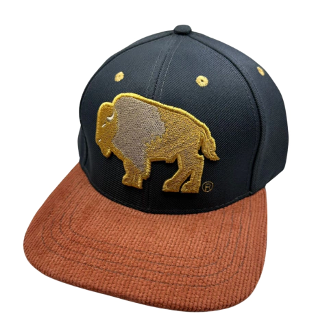 Boné Tatanka Chumbo Bordado e com aba cotelê caramelo REF96 - comprar online