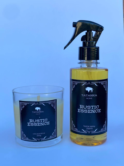 KIT Vela aromática + Home Spray Rustic Essence - comprar online