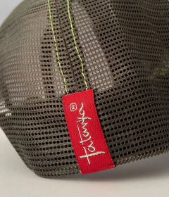 Boné Tatanka chumbo bordado verde flúor e tela chumbo REF 128 na internet