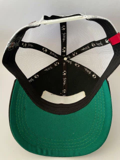 Boné Tatanka preto com patch silkada na frente e tela branca REF 125 - loja online