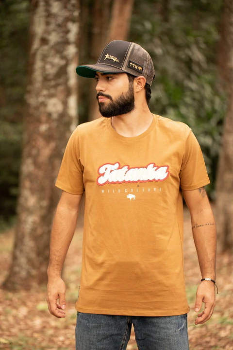 Camiseta Masculina Bordada Tatanka Wild Culture - comprar online