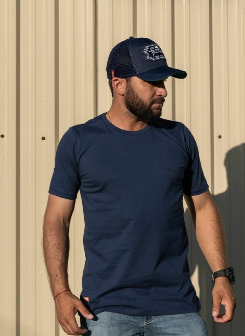 Camiseta Básica Masculina Tatanka azul marinho - comprar online