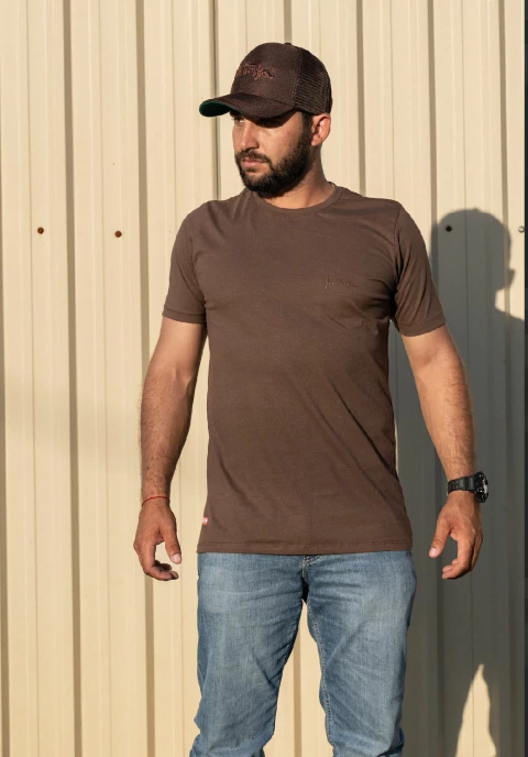 Camiseta Básica Masculina Tatanka Marrom REF.24 - comprar online