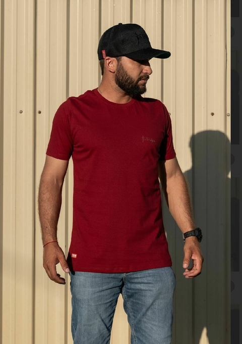 Camiseta Básica Masculina Tatanka Bordô REF.22 - comprar online