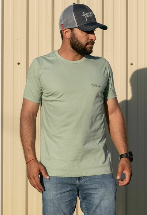 Camiseta Básica Masculina Tatanka Verde Pistache REF.25 - comprar online
