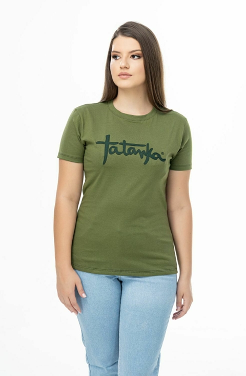 Camiseta Verde Feminina Tatanka Bordada REF 017 - comprar online