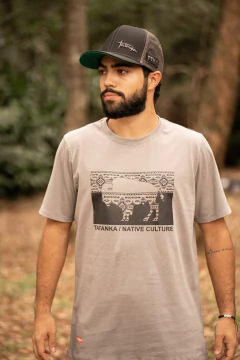 Camiseta Masculina Tatanka Cinza Silkada REF268 - comprar online