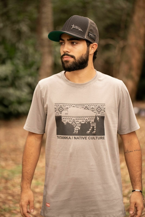 Camiseta Masculina Tatanka Cinza Silkada REF268 - comprar online