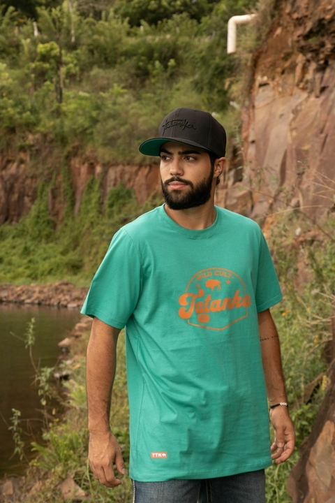 Camiseta Masculina Tatanka Verde Água silkada REF272 - comprar online