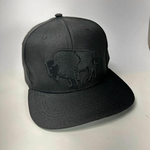 Boné Tatanka Preto bordado bisão preto REF 113 - comprar online