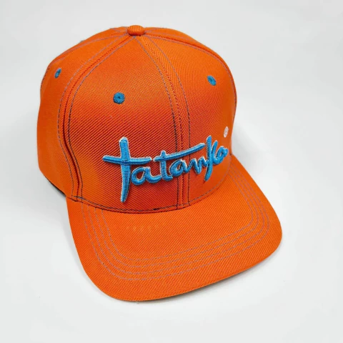 Boné Tatanka Laranja Flúor escrita em azul REF 144 - comprar online