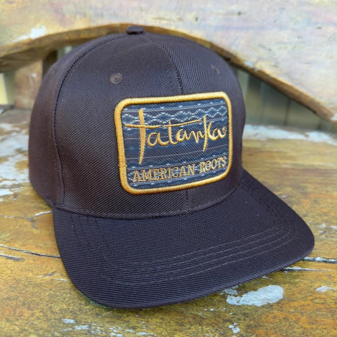 Boné Tatanka Marrom com Patch bordado em amarelo e navajo - comprar online