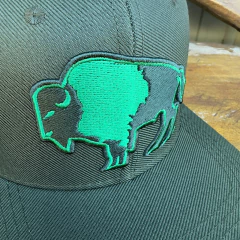 Boné Tatanka Verde Musgo Bisão Bordado em tons de verde na internet