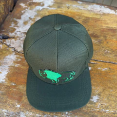 Boné Tatanka Verde Musgo Bisão Bordado em tons de verde - Tatanka Clothes
