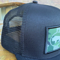 Boné Tatanka Preto Patch Camuflado REF 139 - Tatanka Clothes