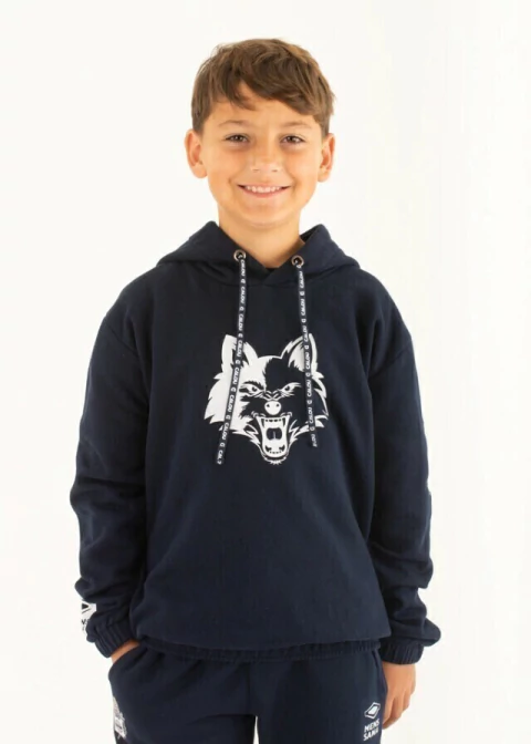 Buzo Niño LOBO Mens Sana Azul - comprar online