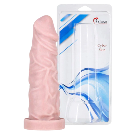 Capa Peniana Realística em Cyber 15,5 por 4,5 cm - Êxtase