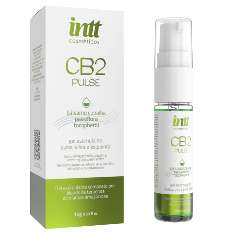Excitante unissex com ação de vibração, pulsação e aquecimento - Cb2 pulse 15g Intt