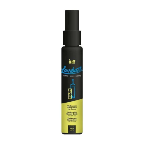 Gel Beijável com efeito de aquecimento 55ml - Sabor Vodka com Energético - Lambuze Intt - comprar online