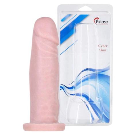 Prótese realística em cyber 17 x 4,2 - Êxtase