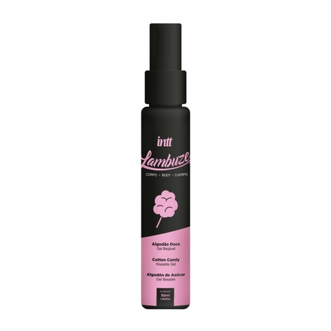 Gel Beijável com efeito de aquecimento 55ml - Sabor Algodão Doce - Lambuze Intt - comprar online
