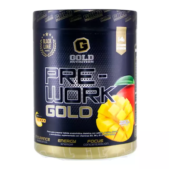 Pre Work Gold - Suplemento pre entreno