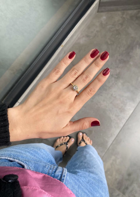 Anel Pedra Zircônia - comprar online