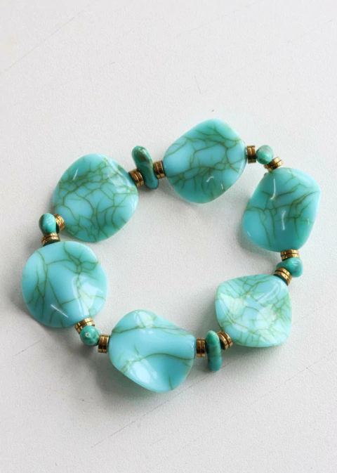 Pulseira Resina Azul