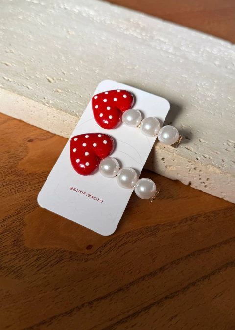 Presilha Coração e Pérola