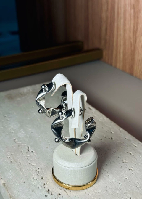 Argola Vintage Prata