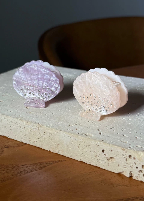 Presilha Concha e Strass