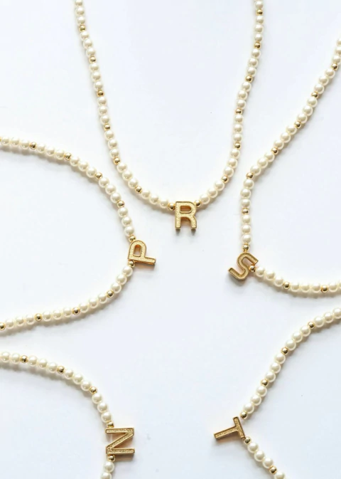 Colar Inicial Pérola