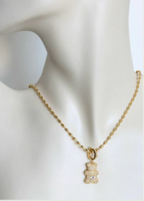 Colar Teddy Cravejado - comprar online