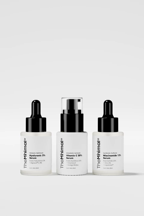 KIT SERUMS | Vitamina C + Niacinamida + Ac. Hialurónico - comprar online