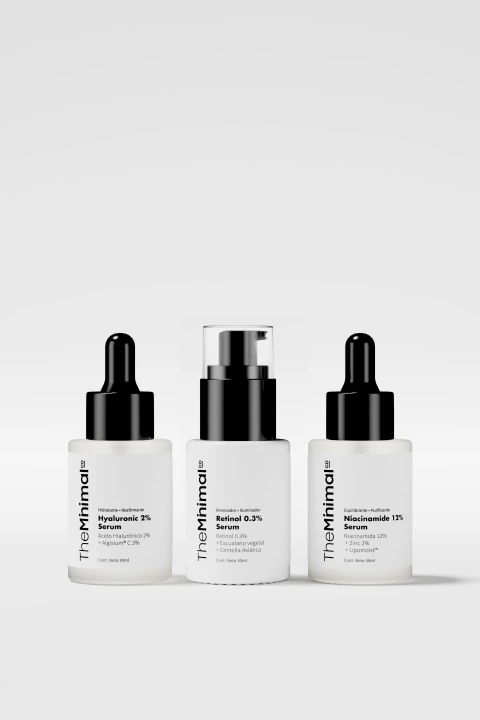 KIT SERUMS FULL | Retinol + Niacinamida + Ac. Hialurónico